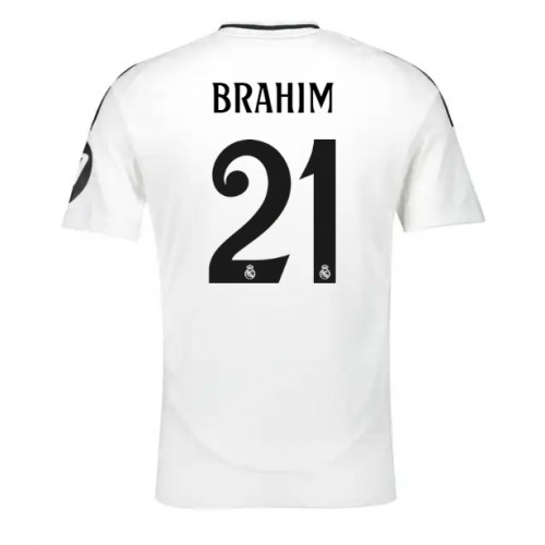 Dres Real Madrid Brahim Diaz #21 Domaci 2024-25 Kratak Rukav